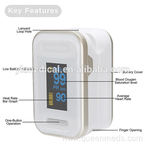 Fingertip Pulse Oximeter Blood Oxygen Saturation Monitor